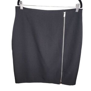 Chico's Easywear black 2-way zipper skirt size 2 (Large)